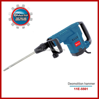 Marteau de démolition électrique industriel 11E 1800W de fabrication chinoise avec 220-240V 50/60Hz et 1 an de garantie