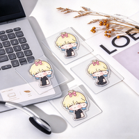 Autocollants personnalisés en vinyle pour téléphone, décoratifs, promotionnels, dessins animés, film brillant, autocollants transparents personnalisés anime