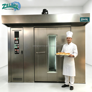 Nouveau four rotatif à 32 plateaux 500x800mm / 800*1000 cm avec chariot, électrique, gaz, diesel, machine <span class=keywords><strong>de</strong></span> boulangerie commerciale pour la cuisson du maïs, certifié CE - Product Image 1