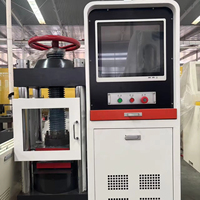 Machine d'essai de compression de cubes de béton électro-hydraulique informatisée 3000 kN pour l'essai de résistance des matériaux de construction