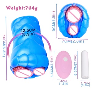 Masturbador Vibrador Masculino GEEBA con Forma de Caballo, Copa de Masturbación con Función de Vibración, Vagina Realista, Juguete Sexual para Adultos - Product Image 6