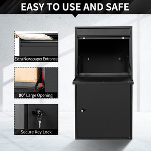 กล่องรับพัสดุอัจฉริยะ JH-Mech Superior Security Versatile Mount Locking Mail สำหรับใช้งานรับจดหมายและพัสดุ - Product Image 3