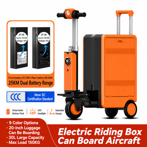 Valise de transport portable grande capacité approuvée pour le transport aérien, avec boîte multifonctionnelle électrique <span class=keywords><strong>d</strong></span>étachable et batterie amovible - Product Image 1