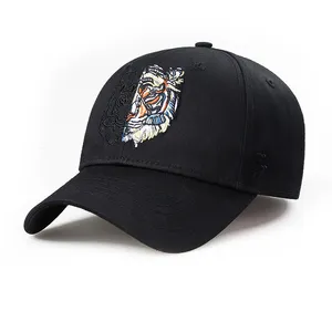 맞춤형 로고 폴리 에스테르 블랙 힙합 야구 모자 판매