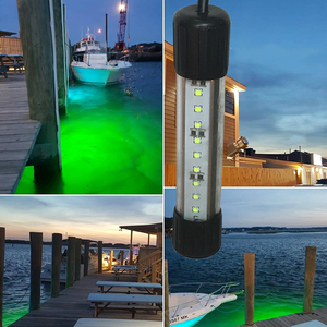 Lampes LED pour poissons Attrape sous-marine Squid Hairtail Fishing Lamps Diving Sea Water Fishing Excursion Lure Green Lighting - Product Image 5