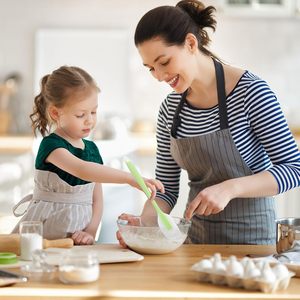 Inthetrend 21*3.8cm Eco-Friendly Disposable Plastic <b>Silicone</b> Translucent <b>Baking</b> Spatula for Pastry Cake Cooking Butter Carton - Product Image 4