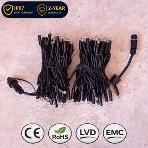 ไฟ LED ตกแต่งแบบสายยาง รุ่น Supplier IP67 H03RN-F ขนาด 1x0.5 มม.² 20AWG แสงสีขาวอบอุ่น 2700K 220V ปลั๊กแบบ EU ใช้ได้ตลอดปี - Product Image 1