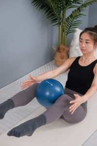 Tùy Chỉnh Nhỏ Mini <span class=keywords><strong>PVC</strong></span> Dày Yoga Bóng Cho Phòng Tập Thể Dục Tập Thể Dục Tập Thể Dục Ổn định Dày Hơn Nâng Cấp Pilates Bóng - Product Image 4