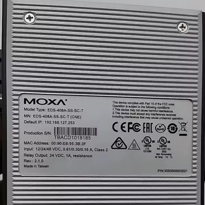 Moxa EDS-408A-SS-SC-T <b>Ethernet</b> <b>Switch</b> EDS-408A-SS-SC-T - Product Image 6