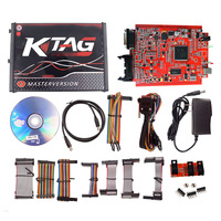 Outil de programmation ECU KESS V2 Master V5.017 KTAG V7.020, carte mère rouge, outil de réglage de puce OBD2, ensemble complet pour la remappage de l'ECU de voitures et de camions
