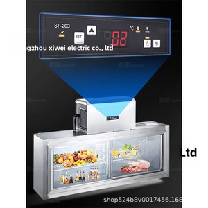 Wall-mounted Stainless Steel L-shaped Refrigerator With 2 Doors <b>Air</b>-Cooled & Direct-Cooling Fresh-Keeping <b>Air</b> <b>Cooler</b> Stainless S - Product Image 5
