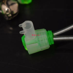 สัญญาณเตือนตกปลาแบบเกลียว สีเขียว สแตนเลส พลาสติก พกพาสะดวก สำหรับตกปลาชายฝั่ง ใช้กับอุปกรณ์ตกปลา - Product Image 2