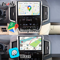 Interface CarPlay sans fil Lsailt pour Land Cruiser 200 GX-R 2018-Prise en charge de la caméra de recul, caméras panoramiques 360, température A/C