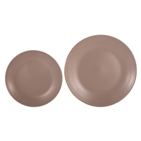 Assiette à dessert en céramique française émaillée colorée, assiette ronde en céramique pour la maison