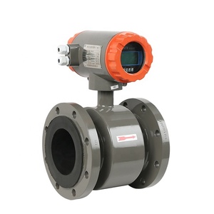 Débitmètre électromagnétique intelligent pour liquides conducteurs, type à bride, en acier inoxydable 316L, avec communication RS485, certifié CE, pour le contrôle industriel des liquides - Product Image 2