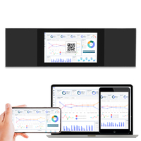 Tableau blanc intelligent pliable de 75 à 86 pouces, tableau d'écriture LED pour l'enseignement scolaire, écran interactif avec deux panneaux pliables