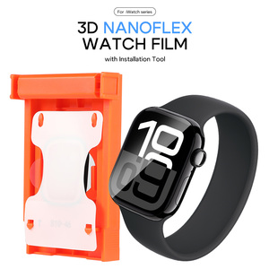 Protector de Pantalla de Vidrio Templado 9H Fácil de Instalar y sin Polvo para Relojes de 38/40/41/42/43/46 mm, Resistente a Impactos, PMMA - Product Image 1
