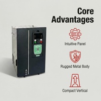 Variateur de fréquence industriel REETIN KECEN F600, sortie 15kW-55kW, entraînement vectoriel triphasé AC, applications personnalisées pour moteurs et compresseurs VFD