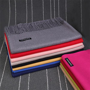 באיכות גבוהה אופנה חורף עבה pashmina צעיף גברת shawls מסוגנן חם מותאם אישית tassels cashmere תחושה צעיף נשים - Product Image 3