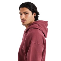 Sweat-shirts à capuche unisexes surdimensionnés, coupe ample, 420 GSM, effet délavé, 100% coton épais, sans cordon, personnalisables OEM