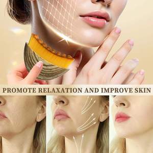 Vente en gros du masseur facial lymphatique le plus vendu avec poignée en plastique et embout en cuivre, brosse de soin du cou Hexue de la plus haute qualité - Product Image 2