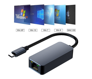 อะแดปเตอร์อีเธอร์เน็ต2.5G ชนิด USB 3.1 C แบบปลั๊กแอนด์เพลย์อะลูมิเนียมอัลลอยด์อุปกรณ์ด้านเสียงและวิดีโออะแดปเตอร์อีเธอร์เน็ต2500ม. สำหรับแล็ปท็อป - Product Image 6