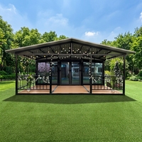 Maison conteneur extensible 20ft 40ft, modules préfabriqués autonome, mini-maison pliable, maison d'hôtes autonome, alimentée à l'énergie solaire, ISO
