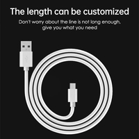Cable de Datos USB C de Alta Velocidad 5A Personalizado de PVC, Cable de Carga Rápida Tipo C de 1m 2m 3m, Cable USB-C para Teléfonos Móviles y Computadoras