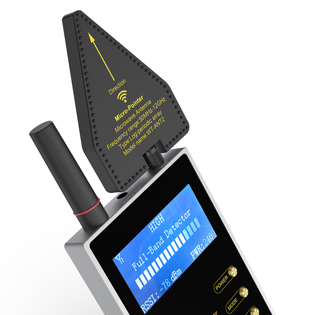 Anti spy Bug Detector GPS camera jammerd Anti Spying Tracking detector for GPS Tracker Hidden Camera Listening Device