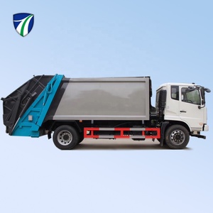 Giá Xe Tải Rác Từ Chối Giá Xe Tải Chở Rác Máy Xúc Sau Thương Hiệu DONGFENG Xe Tải Chở Rác - Product Image 3