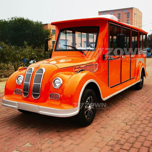 Bus touristique vintage à deux étages, grande capacité, véhicule électrique classique pour visites urbaines, 20 places, pour événements touristiques urbains - Product Image 3