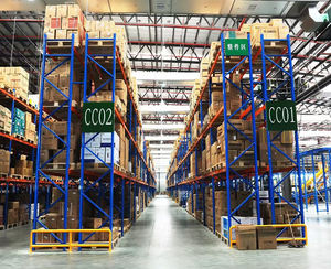 פלדה חוט מדפי מחסן מדפים קיבולת קיבולת של 1000 ק "ג-3000 ק" ג לכל רמה תעשייתי אחסון מתכת מדפי מדף - Product Image 4