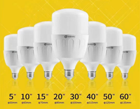 Ampoule LED E27 haute puissance 20W 30W, lampe à courant constant en plastique et aluminium, éclairage domestique super lumineux et économe en énergie