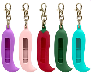 Estuche <span class=keywords><strong>para</strong></span> Brillo Labial de Silicona, Llavero, Funda Protectora Delgada y Portátil <span class=keywords><strong>para</strong></span> Lápiz Labial, <span class=keywords><strong>Accesorios</strong></span> <span class=keywords><strong>para</strong></span> Cartera, Práctico - Product Image 1