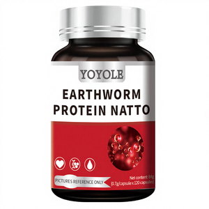 مكمل غذائي من بروتين الديدان الأرضية المخمرة بالناتو الأحمر للبالغين، لصحة الأوعية الدموية والقلب والأوعية الدماغية، وتعزيز المناعة - Product Image 4