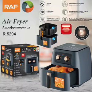 Friteuse à air 2000W Freidora De Aire avec capacité de 8L 360 °   Circulation d'air, contrôle de la température et chauffage rapide - Product Image 5