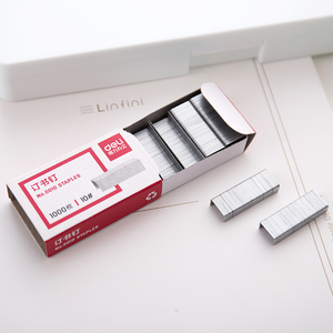 Grapas Metálicas Deli <span class=keywords><strong>0010</strong></span> No.10 de Alta Resistencia para Oficina, 1000 Unidades/Caja, 10 Cajas/Paquete, Material de Oficina - Product Image 2