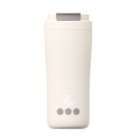 Nouveau chauffe-biberon portable rechargeable à température constante 400 ml 100 W avec commande tactile pour utilisation en extérieur