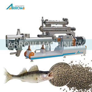 High Quality Floating <b>Fish</b> Feed Extruder Automatic Twin Screw Machine for Shrimp & <b>Fish</b> - Product Image 1