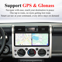 Autoradio Android 14 Penhui pour Toyota FJ Cruiser 2007-2013, 16+512 Go, son cristallin, écran 12,3 pouces 4K, multimédia