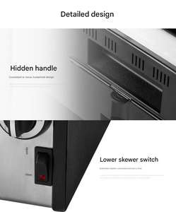 1800W Portable Sans Fumée Intérieur Mécanique Électrique <span class=keywords><strong>Raclette</strong></span> Grill <span class=keywords><strong>Table</strong></span> Top 2 en 1 Barbecue Plaque Avec Poêle Antiadhésive - Product Image 6