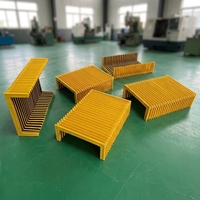 Protection souple de haute qualité en accordéon pour machine-outil, bouclier de protection pour machine laser