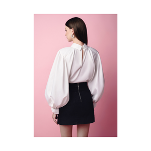 Bon Prix Jupe Femme Avec Ceinture Jupes Plissées Femmes Puff Chic Top Tissu de Haute Qualité Enzo & Leo Vietnam Factory - Product Image 3