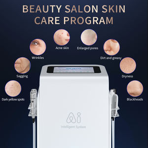 Le plus récent analyseur de peau professionnel coréen visage Hydro Hydra Microdermabrsion diamant Peel Hydrafacy beauté <span class=keywords><strong>Machine</strong></span> - Product Image 5
