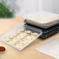 Barquette d'emballage personnalisée pour aliments surgelés en plastique RPP/PP écologique et jetable, avec compartiments, pour raviolis, logo personnalisé, marque Dashan