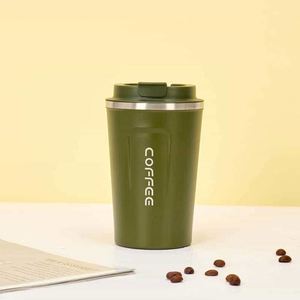 304 Stainless Steel <b>Coffee</b> Mug Portable Car Thermos Business Office Gift Dual-Drink Mug - Product Image 6