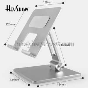 HeyShow Giá Đỡ Máy Tính Bảng Điều Chỉnh Được Giá Đỡ Màn Hình Máy Tính Bảng Bằng Kim Loại Giá Đỡ iPad Gấp Được Cho Tất Cả Máy Tính Bảng LOGO Có Thể Tùy Chỉnh - Product Image 4