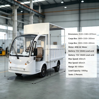 Camión Eléctrico de Reparto, Vehículo de Última Milla, 72V 100AH 4KW 1000kg, 2 Asientos, Furgoneta de Logística, Precio al por Mayor