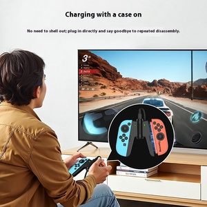 Véritable poignée de charge Switch2 Accessoire de poignée gauche et droite NS2 Charger Bridge avec communication filaire Great Value - Product Image 3