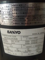 Compresseur Scroll SANYO C-5R433H8A C-5R433H8U de Haute Qualité 380-415V 50Hz R22 pour CVC Commercial et Industriel